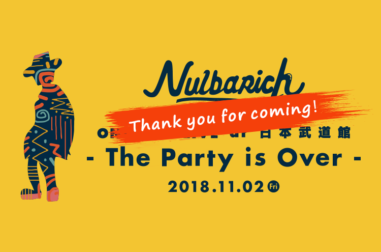 Nulbarich ONE MAN LIVE at 日本武道館